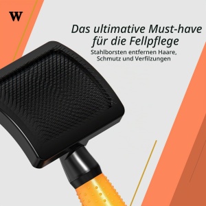 Perie Slicker pentru Caini si Pisici Wahl, Medie, Maner Ergonomic, Perii din Otel - Img 2