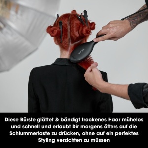 Perie termica ghd Glide, neagra, pentru toate tipurile de par, rezultate netede si stralucitoare - Img 4