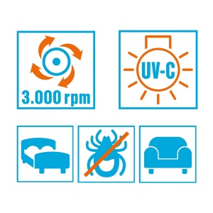 Perie UV Genius Invictus X7X5 Eliminare Alergeni si Praful Din Casa - Img 5