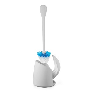 Perie WC OXO Good Grips Compacta cu Suport, Culoare Gri, Design Ergonomic - Img 8