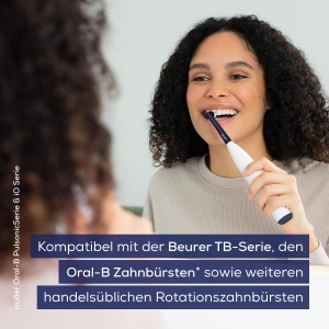 Perii de schimb Beurer TB Clean Eco pentru periuta electrica, 4 capete, mediu, din materiale regenerabile - Img 2