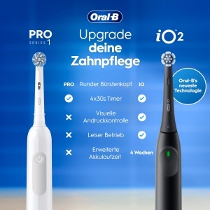 Periuta de dinti electrica Oral-B Pro Series 1, neagra, cu senzor de presiune - Img 3