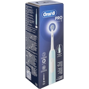 Periuta de dinti electrica Oral-B Pro Series 1, reincarcabila, cu senzor de presiune, albastra