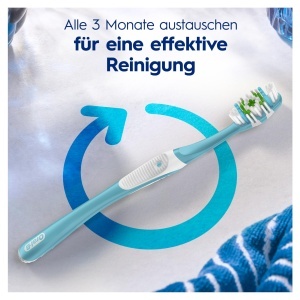 Periuta de dinti ORAL-B PRO-CLEAN cu curatare avansata, LilaVerde, 2 bucati - Img 6