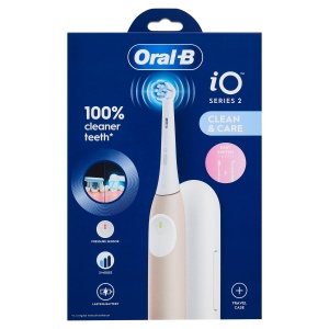 Periuta electrica Oral-B iO 2, roz, cu 1 cap de periuta