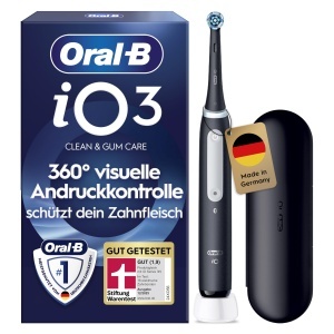 Periuta electrica Oral-B iO Series 3, neagra, cu 3 programe de curatare