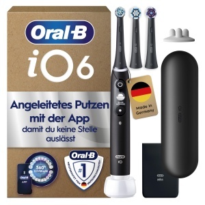 Periuta electrica Oral-B iO Series 6, negru, 5 moduri de curatare