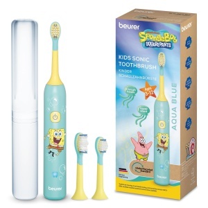 Periuta electrica pentru copii Beurer SC 11 Aqua Blue, silentioasa, cu 2 moduri de utilizare
