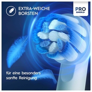 Periuta electrica pentru copii Oral-B Pro Junior, 6, mov, cu timer si senzor de presiune - Img 4