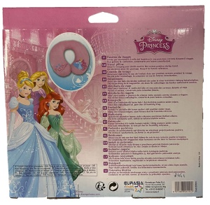 Perna de calatorie Disney Printese, suport pentru cap, lavabil - Img 3