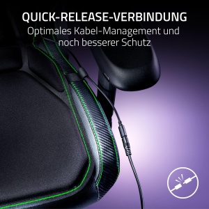 Perna de gaming Razer Freyja, HD-Haptik, Negru - Img 7
