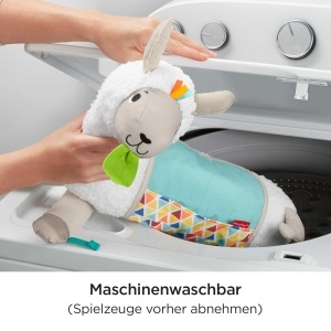 Perna de Joaca Fisher-Price Lama GLK39, 4-in-1, cu 3 Jucarii si Patura Reversibila - Img 5