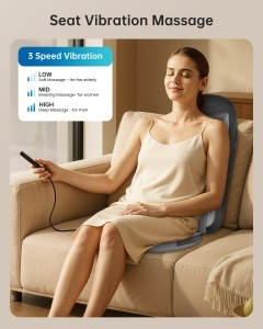 Perna de Masaj COMFIER cu Functie Shiatsu pentru Nacken si Spate, Calorificare si Vibratie - Img 3
