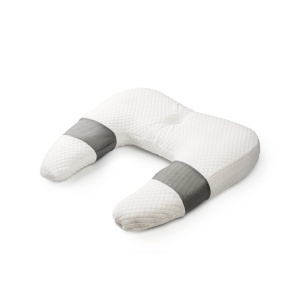 Perna ergonomica multifunctionala InnovaGoods U-Forma, din spuma memorie, pentru somn si relaxare
