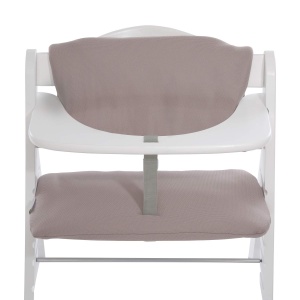 Perna hauck Highchair Pad Deluxe Stretch Beige Compatibila cu Scaunul Alpha Beta si Arketa