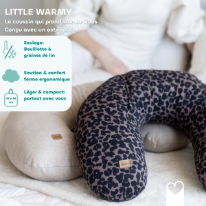 Perna termica BEABA Little Warmy, Leinsamen, Ergonomica, Compacta - Img 2