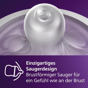 Philips AVENT, Biberon Natural Response 330 ml cu debit 4, Tetina de la 3 luni (SCY906/11) - Img 4