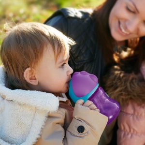 Philips AVENT SCF796/02 Pahar de paie, silicon, violet - Img 3