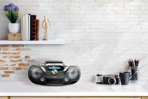Philips AZB798T12 CD Player Portabil Bluetooth Radio DAB Negru - Img 2