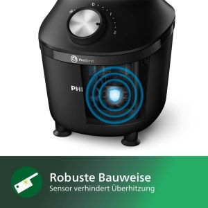 Philips Blender & Smoothie Maker - 600W, cana de 2 litri, aplicatie HomeID, 2 setari de viteza + functie de puls, ProBlend, functie Ice Crush (HR2291/41) - Img 3