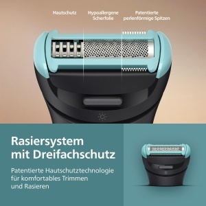 Philips BodyGroom BG201043 Scherfolie 100 Waterproof Ras Sistem cu Protectie Tripla - Img 3