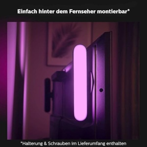 Philips Hue Play Lightbar Set 2 Bucati Negru Control prin Aplicatie sau Voce - Img 10