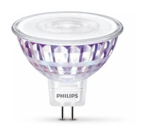 Philips LED Classic GU5.3 Lampa, 50 W, Reflector, argintiu, alb cald - Img 3
