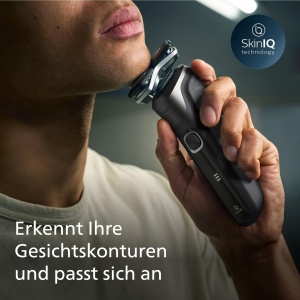 Philips Shaver Series 5000 - Aparat de ras electric in gri carbon cu 1 aparat de tuns pliabil integrat, geanta moale, capac de protectie si statie de incarcare (model S5887/13) - Img 5