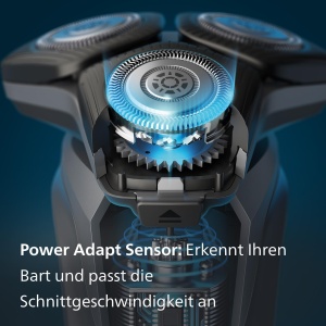 Philips Shaver Series 5000 - Aparat de ras electric pentru barbati cu aparat de tuns pliabil, statie de incarcare si husa de calatorie (Model S5884/35) - Img 5