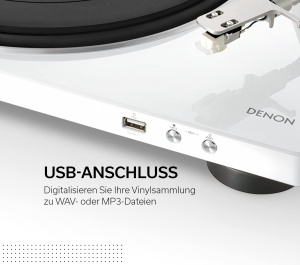 Pickup Denon DP-450USB Negru USB Inregistrare si Preamp Integrat - Img 5