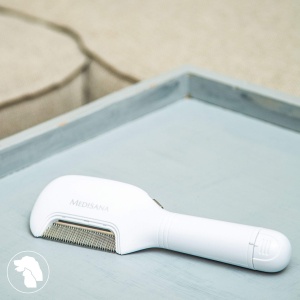 Pieptene electric Medisana LC 860 pentru indepartarea paduchilor si niselor, cu baterii - Img 5