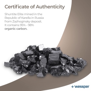 Pietre pentru purificarea apei Wessper Schungit 500g origine Rusia - Img 7