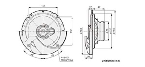 Pioneer TS-R1750S Difuzor coaxial auto cu 3 cai (250W), 17 cm, sunet puternic, putere de intrare 40 W, adancime de instalare 47 mm, negru, 2 difuzoare, 13 cm, 17 cm, 6x9 - Img 4