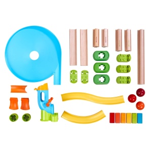 Pista de bile HABA 306704 Kullerbu - Set cu 33 piese, pentru copii de la 2 ani - Img 4