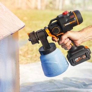 Pistol de vopsit Worx WX020.9 20V cu control al vitezei si 4 duze - Img 3