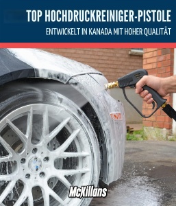Pistol pentru spalare cu presiune McKillans, 3000 PSI, design compact - Img 7
