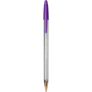 Pix BIC Cristal Fun 929055, set 4 culori (violet, roz, lime, turcoaz), varf 1.6 mm - Img 3