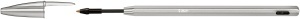 Pix BIC Cristal Metal ReNew, 2 bucati, negru si albastru, cu 4 refiluri - Img 3