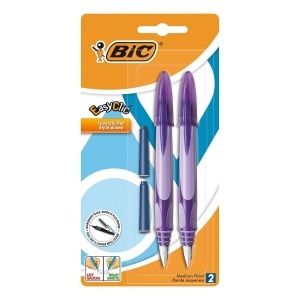 Pix cu cerneala BIC EasyClic, 2 bucati, culori assortate, cu sistem de umplere lateral - Img 9