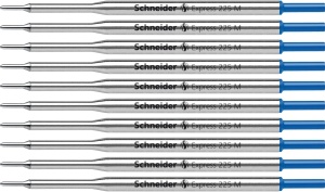 Pix Schneider Express 225 M, 10 bucati, culoare albastra, mina mare