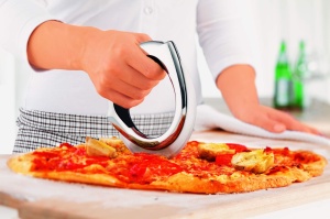Pizzaroller Rosle din otel inoxidabil 1810 lama ascutita pe ambele parti maner ergonomic complet demontabil - Img 4