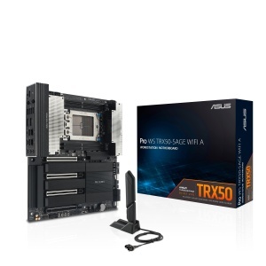Placa de baza ASUS PRO WS TRX50-SAGE WiFi, suport AMD TRX50, 96 nuclee, WiFi integrat