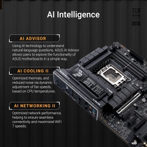 Placa de baza ASUS TUF Gaming Z890-PLUS WiFi, Intel LGA 1851, pentru PC-uri AI - Img 5
