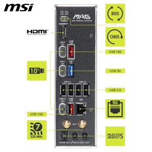 Placa de baza MSI MAG B850 Tomahawk MAX WiFi II, suport AMD Ryzen 900080007000, PCIe 5.0, Wi-Fi 7 - Img 6