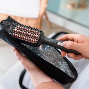 Placa de indreptat par Cecotec Bamba InstantCare 400 Travel Brush 190degC Ceramica Compacta - Img 4