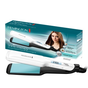 Placa de indreptat parul Remington S8550, ceramica, 150-230C, cu argan si vitamina E