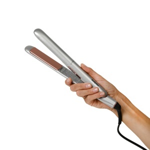 Placa de par BaByliss Cosmos ST260E, 3 temperaturi, ceramica, argintie - Img 2
