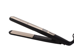 Placa de par Remington S6500 Sleek Curl, 150-230C, negrubeige, ceramic - Img 9