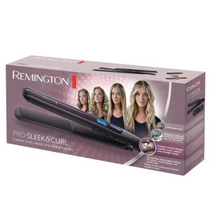 Placa de par Remington S6505 Pro Sleek Curl Negru Ultra-Turmalin 150-230degC - Img 2