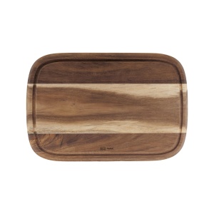 Placa de taiat din lemn de acacia Jamie Oliver, 37,4 x 25,1 cm, cu saftrille - Img 2